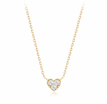 A Diamond Heart Necklace