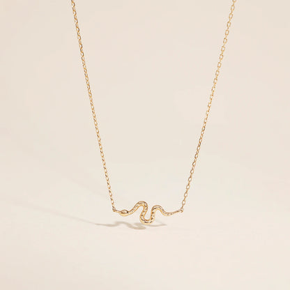 Serpent Charm Necklace
